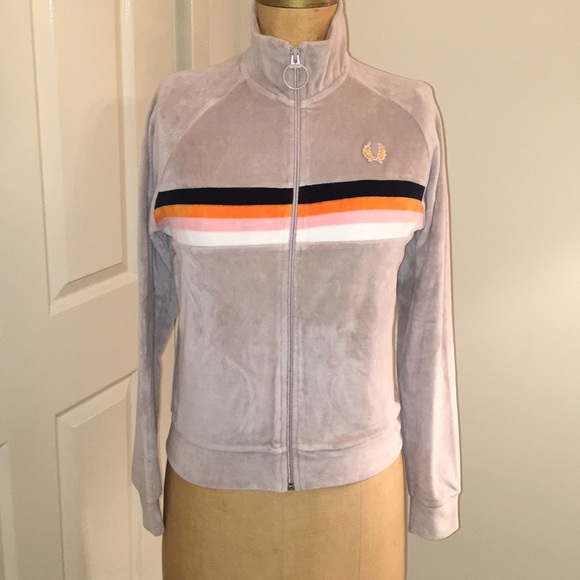 Vintage Fred Perry Velour Track Jacket 